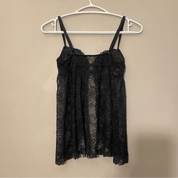 La SENZA Black Lace Push-Up Lingerie Teddy - Picture 8 of 15